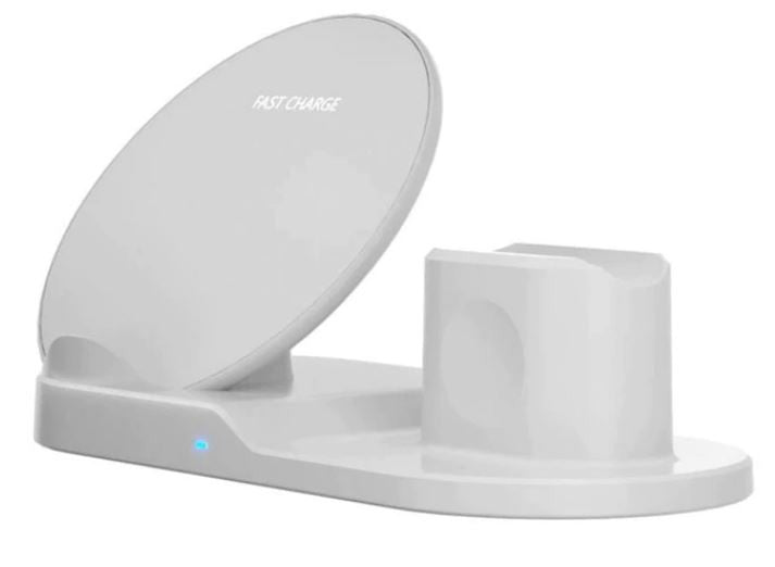 3-IN-1 WIRELESS CHARGER FOR IPHONE, AIRPODS AND IWATCH (FLAT)