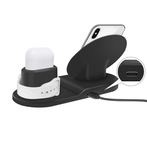 3-IN-1 WIRELESS CHARGER FOR IPHONE, AIRPODS AND IWATCH (FLAT)